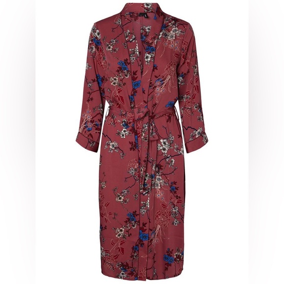 Vero Moda Long Floral Kimono Size Small - Picture 2 of 5